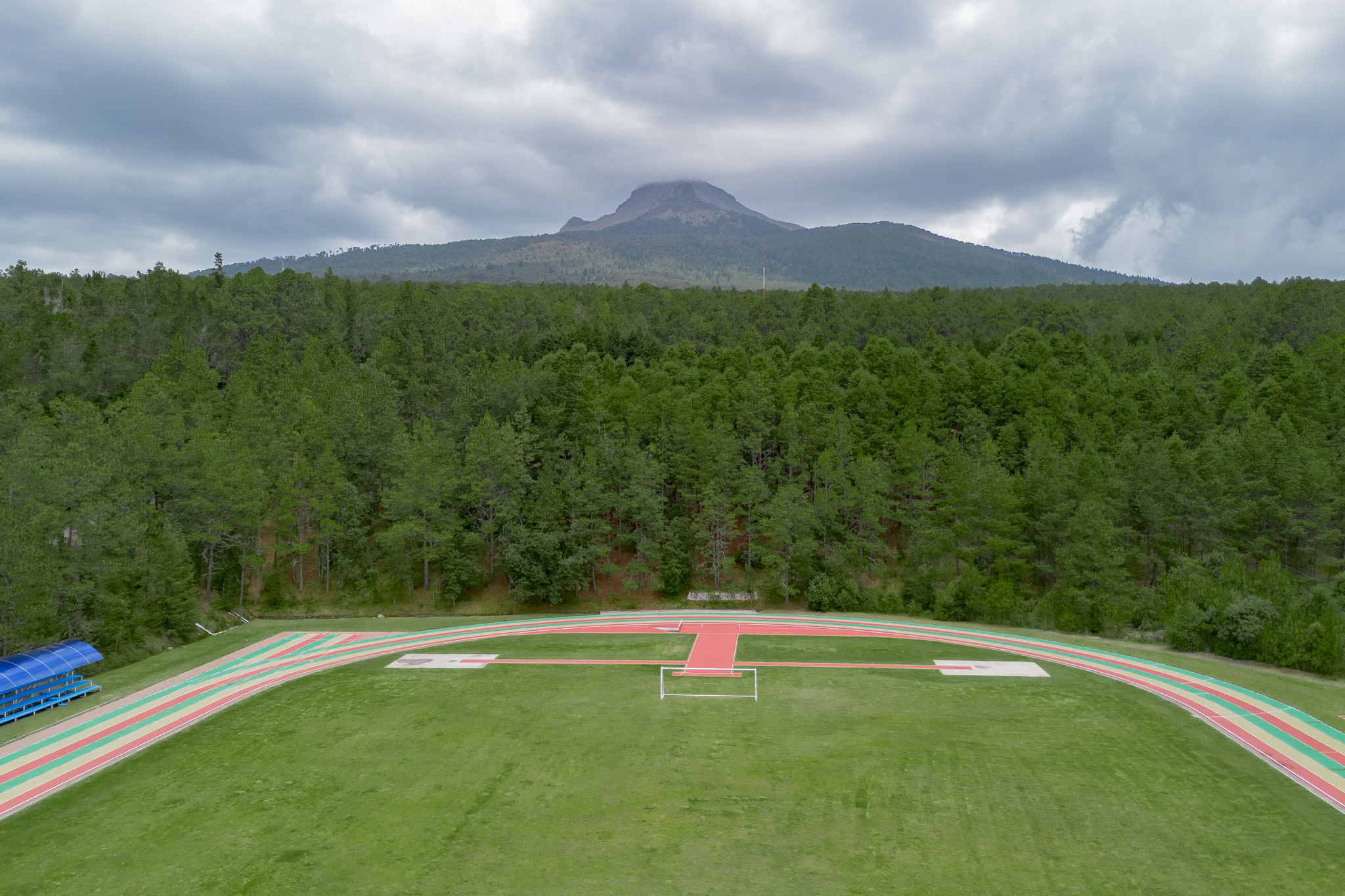 Infraestructura deportiva del Centro Vacacional Malintzi